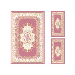 ISHRAK 86420 (Rectangulaire, ( T 140X220 + 2T 60X110 ), BOIS DE ROSE)