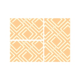 VALENCIA 51133 (Rectangulaire, ( T 80X130 + 2T 65X100 ), BOIS DE ROSE_CREME)