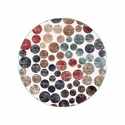 MAYSSA 0742D (Rond, 150X150, MULTI COULEURS, Tuft)