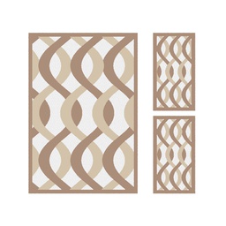 CIRTA 9338B (Rectangular, ( T 150X220 + 2T 60X110 ), BRONZE CLAIR)