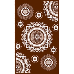 CIRTA 92675 (Rectangulaire, 240X400, MARRON BORDEAUX)