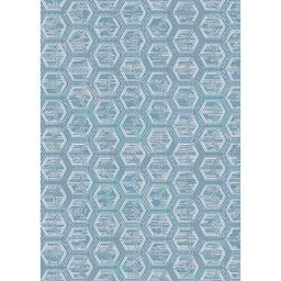 MADRID 99860 (Rectangular, 200X280, SHRINK BLEU_BLEU TURQUOIS)