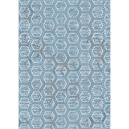 MADRID 99860 (Rectangular, 200X280, SHRINK BLEU_GRIS FONCE)