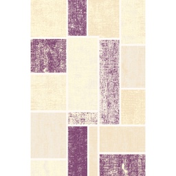 OZEL 97550 (Rectangulaire, 200X280, ECRU SHRINK_VIOLET)