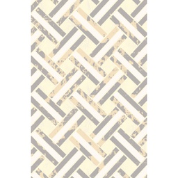 OZEL 96720 (Rectangular, 200X280, ECRU SHRINK  - GRIS FONCÈ)