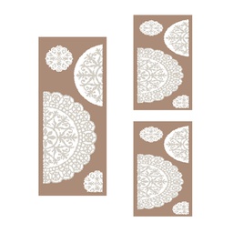 CIRTA A218B (Rectangular, ( T 60X150 + 2T 60X110 ), BRONZE CLAIR)