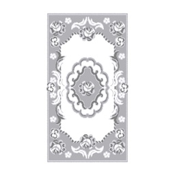 AZHAR 97170 (Rectangulaire, 60X110, BLANC CASSE)