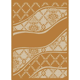 SHIRAZ 9219A (Rectangular, 165X230, MARRON MIEL)