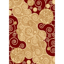 NOUR 96560 (Rectangular, 165X230, BORDEAUX)