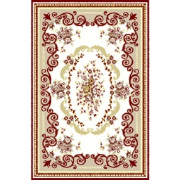 VALENCIA 92760 (Rectangular, 200X280, BORDEAUX_CREME)