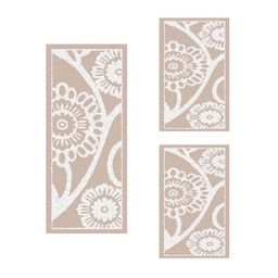 CIRTA 9257B (Rectangular, ( T 60X150 + 2T 60X110 ), BRONZE CLAIR)