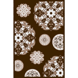 CIRTA A2175 (Rectangulaire, 180X270, MARRON BORDEAUX)