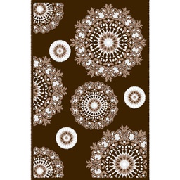 CIRTA A2195 (Rectangular, 180X270, MARRON BORDEAUX)