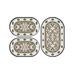 فالينسيا 51120 (بيضوي, ( O 80X130 + 2O 65X100 ), أخضر)
