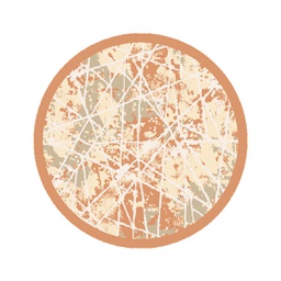 ANKARA 88880 (Rond, 120X120, BRIQUE)