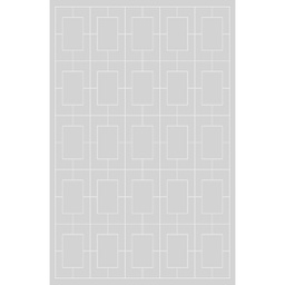 MELODIE 9796B (Rectangular, 190X275, NOIRE_GRIS CLAIRE)