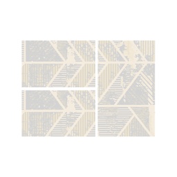 DUBAI 9460L (Rectangulaire, ( T 80X130 + 2T 65X100 ), GRIS CLAIRE)