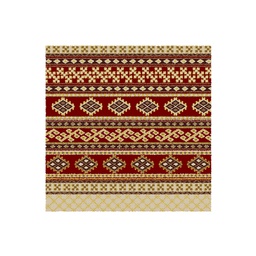 PRINTEMPS 55320 (Living room &amp; Room, LARGEUR 200, BORDEAUX, Ethnic)