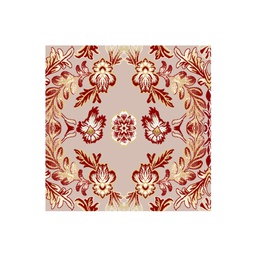 VALENCIA 53620 (Living room &amp; Room, LARGEUR 400, BORDEAUX_CREME, Oriental)