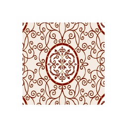 VALENCIA 92580 (Living room &amp; Room, LARGEUR 400, BORDEAUX_CREME, Oriental)