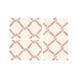 MADRID A0960 (Rectangular, ( T 80X130 + 2T 65X100 ), ECRU SHRINK_BOIS DE ROSE)