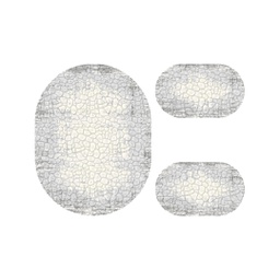 SUGUT 90900 (Oval, ( O 100X130 + 2O 60X100 ), GRIS CLAIRE)