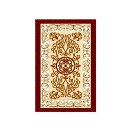 VALENCIA 92580 (Rectangulaire, 60X110, BORDEAUX_CREME)