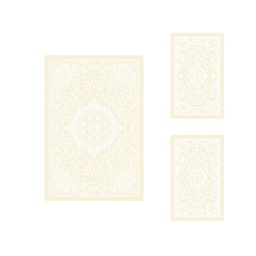 VALENCIA 5113B (Rectangular, ( T 150X220 + 2T 75X120 ), CREME_CREME)