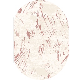 MADRID 93110 (Oval, 80X130, ECRU SHRINK_BOIS DE ROSE)