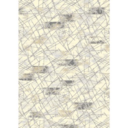 MADRID 99760 (Rectangular, 200X280, ECRU SHRINK - GRIS CLAIRE)