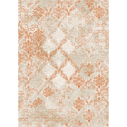 RIZE A3030 (Rectangular, 200X280, ECRU SHRINK - BRIQUE)