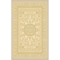 VALENCIA 9258A (Rectangular, 250X400, IVOIRE CLAIRE_CREME)