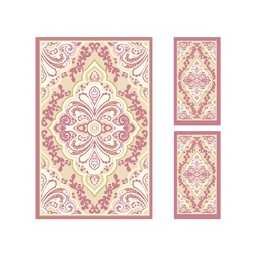 BRAGA 95660 (Rectangulaire, ( T 150X230 + 2T 60X115 ), BOIS DE ROSE)