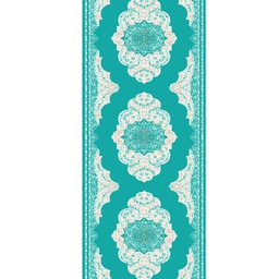 ميلودي 89030 (أسطوانة, 90X400, أخضر تركوازي / قشدي)