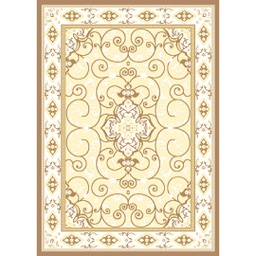 VALENCIA 51123 (Rectangulaire, 200X280, BRUN BEIGE_CREME)