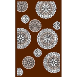 CIRTA A2185 (Rectangulaire, 240X400, MARRON BORDEAUX)