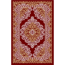 ISHRAK 85051 (Rectangular, 60X110, BORDEAUX)