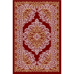 ISHRAK 85051 (Rectangular, 60X110, BORDEAUX)