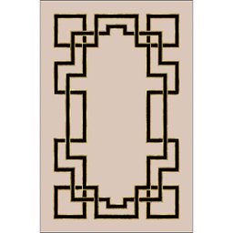 سطوري 2261A (مستطيل, 160X220, بني, مطبوعة)
