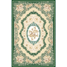 VALENCIA 92943 (Rectangular, 200X280, VERT EMERAUDE_CREME)