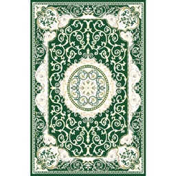 VALENCIA 51133 (Rectangular, 200X280, VERT EMERAUDE_CREME)