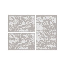 ANKARA 91480 (Rectangulaire, ( T 80X130 + 2T 65X100 ), GRIS FONCE)
