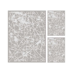 ANKARA 88880 (Rectangular, ( T 160X220 + 2T 60X110 ), GRIS FONCE)