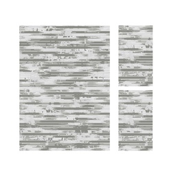 ANKARA 98480 (Rectangulaire, ( T 160X220 + 2T 60X110 ), GRIS FONCE)