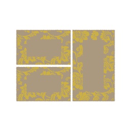 PLAZA 96780 (Rectangular, ( T 80X130 + 2T 65X100 ), IVOIRE)