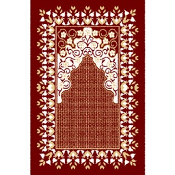 ISHRAK A2820 (Rectangular, 66X110, BORDEAUX)