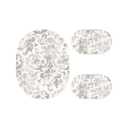 أنقرة A1190 (بيضوي, ( O 100X130 + 2O 60X100 ), رمادي قاتم)
