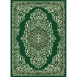 MELODIE 8903D (Rectangular, 190X275, VERT EMERAUDE_CREME)