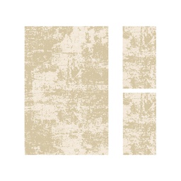 EMIRAT 99020 (Rectangulaire, ( T 150X230 + 2T 60X115 ), SHRINK BEIGE_BEIGE)