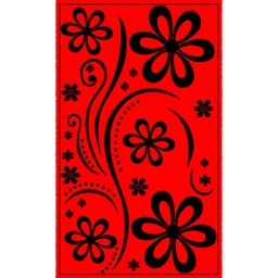 RELAX 5077L (Rectangulaire, 240X400, ROUGE)